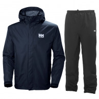 Helly Hansen Seven J, Regnkläder, Herr, Navy/Svart