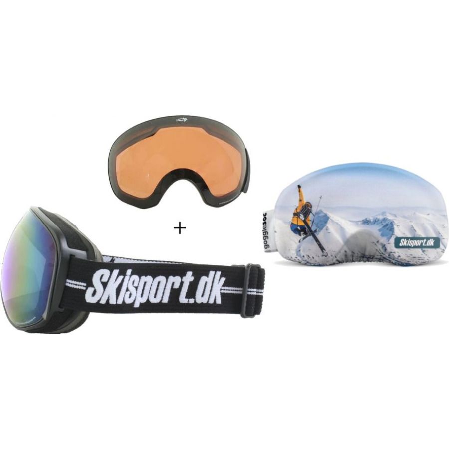 Demon Magnet, skibriller og Gogglesoc, Skisport.dk Edition