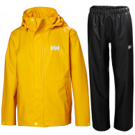 Helly Hansen Moss Regnkläder, Junior, Gul/Svart