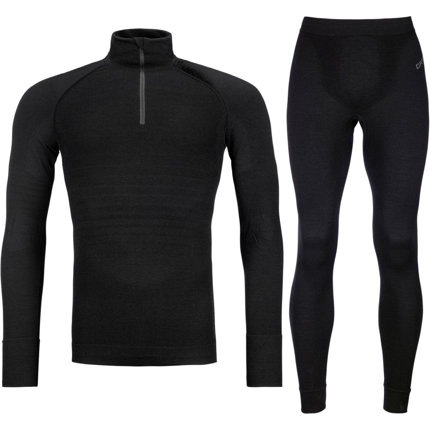 Ortovox 230 Competition 1/2 zip, sett, herre, svart