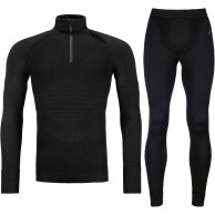 Ortovox 230 Competition 1/2 zip, sett, herre, svart