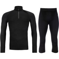 Ortovox 230 Competition 1/2 zip / 3/4 pant, sett, herre, svart