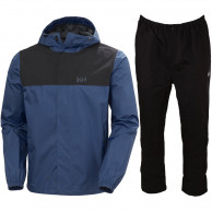 Helly Hansen Vancouver regnset, Dam, navy/Svart