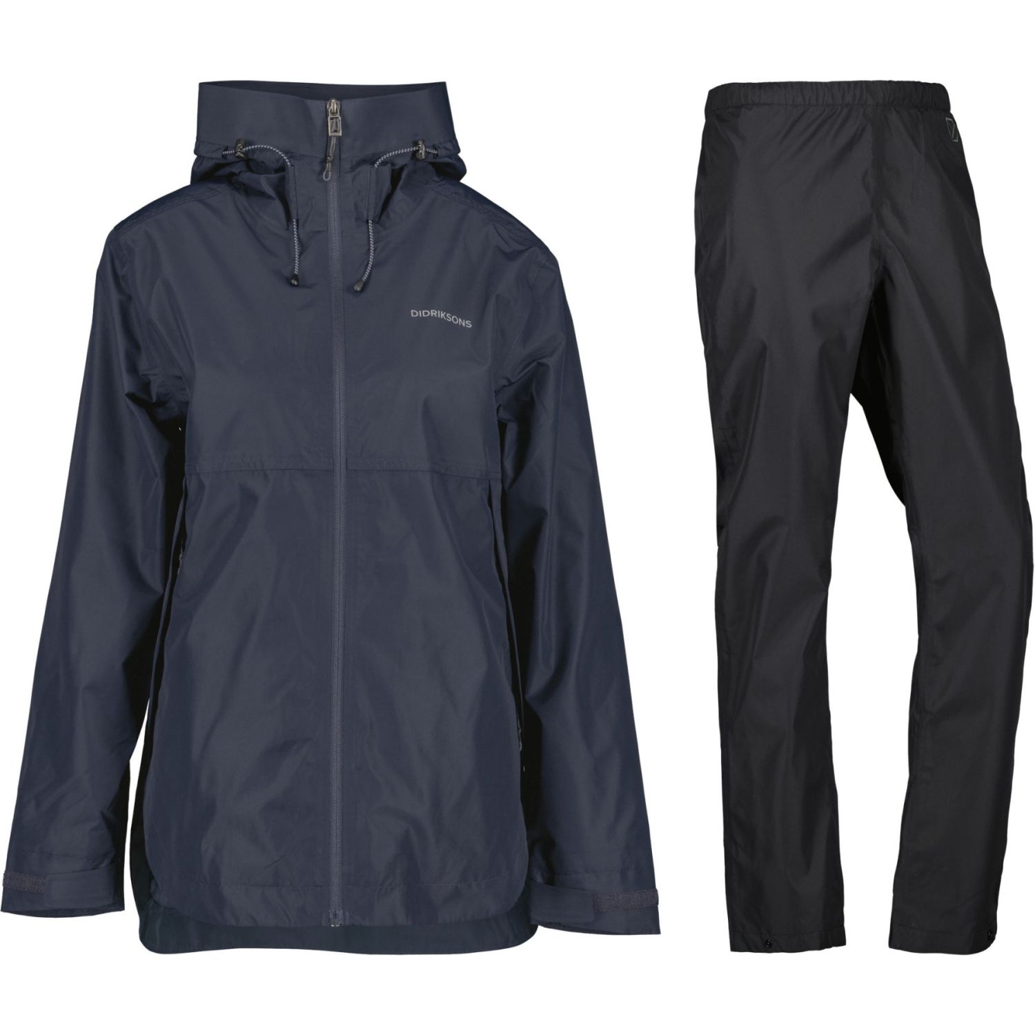 Didriksons Tilde/Grand, Regnkläder, Dam, Navy/Svart