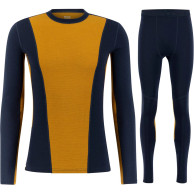 Ulvang Peak Map Crew, conjunto, hombre, azul oscuro/cathay spice