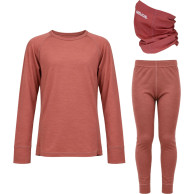 Helios Merino One, sett + hals, Junior, Dusty Rose