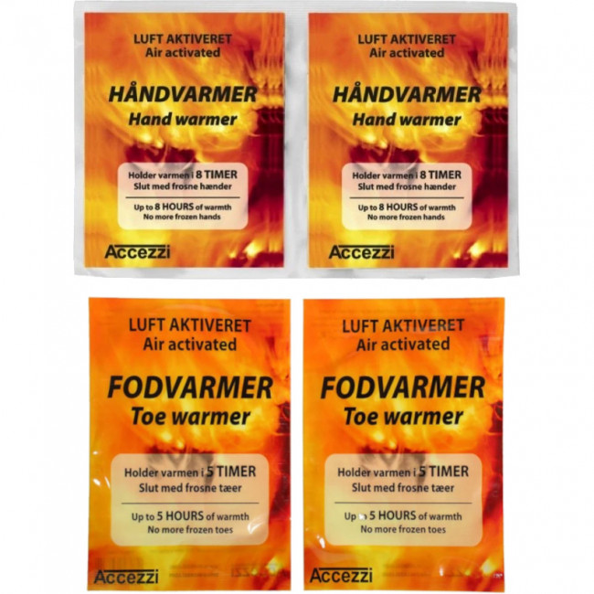 Accezzi håndvarmer + fodvarmer (2 x 5 par)