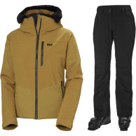 Helly Hansen Valdisere/Legendary Skidset, Dam, Guld/Svart