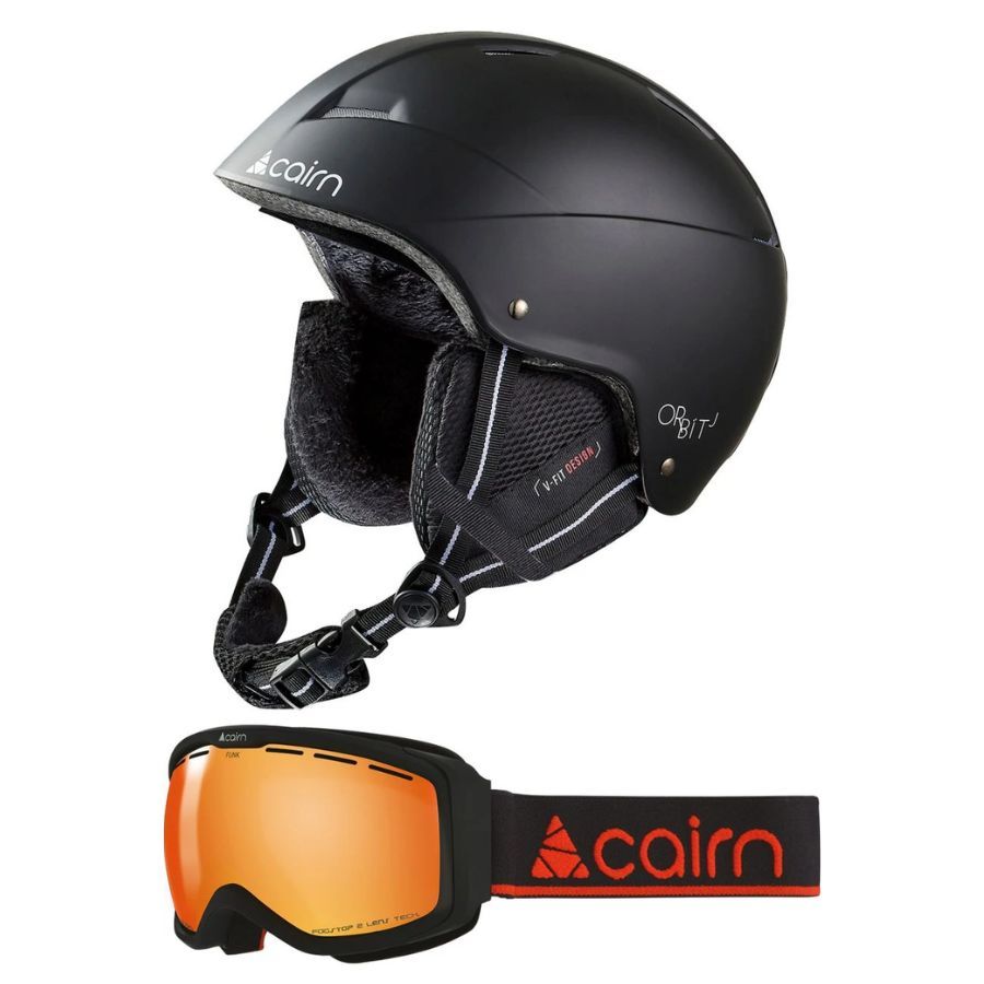 Paketpris: Cairn Orbit skidhelm + Funk OTG skidglasögon, Junior