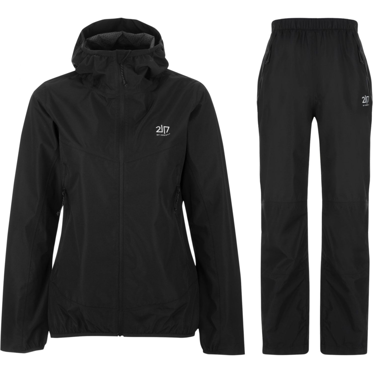 2117 of Sweden Jacks, regnsæt, junior, sort