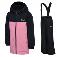 Hummel hmlJR Block WP 8K/10K sæt, lyserød/sort, junior