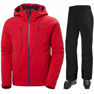 Helly Hansen Alpha 4.0/Legendary, skisæt, herre, rød/sort