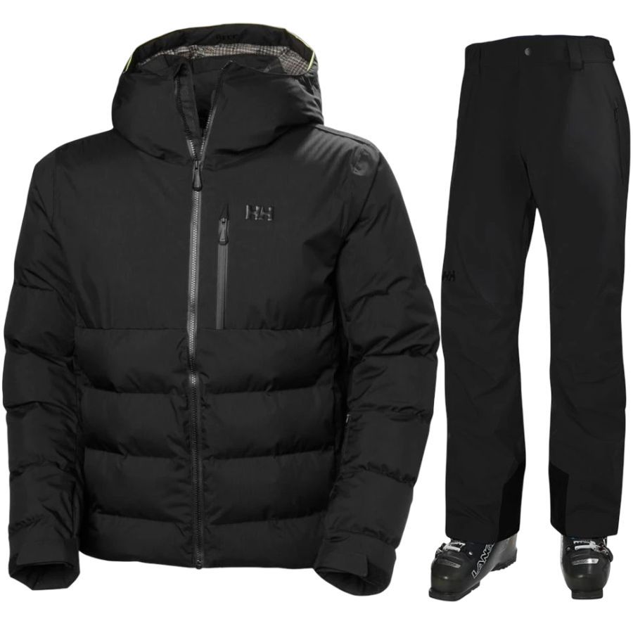 Helly Hansen Kvitfjell/Legendary skisæt, herre, sort/sort