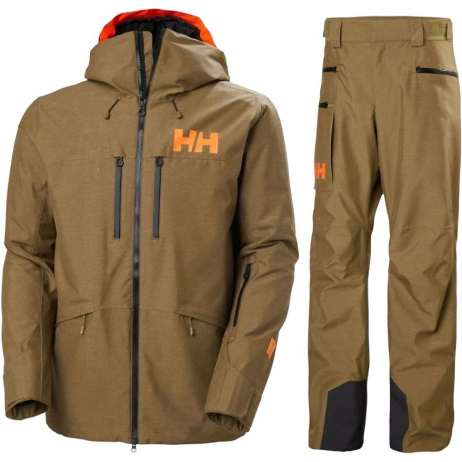 Helly Hansen Garibaldi 2.0, skisæt, herre, brun
