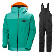 Helly Hansen Powdreamer 2.0/Sogn Bib Cargo, skisæt, herre, grøn/sort