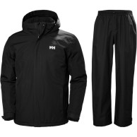 Helly Hansen Dubliner/HH Rain regnställ, herr, svart