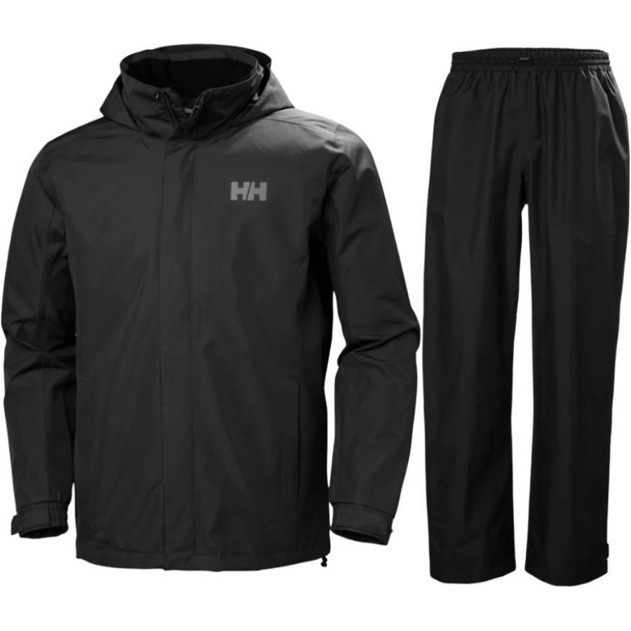 Helly Hansen Dubliner/HH Rain regnsæt herre sort