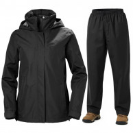 Helly Hansen Aden/HH Rain, regnställ, dam, svart