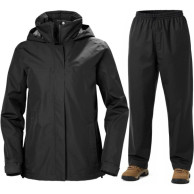 Helly Hansen Aden/HH Rain, regnställ, dam, svart