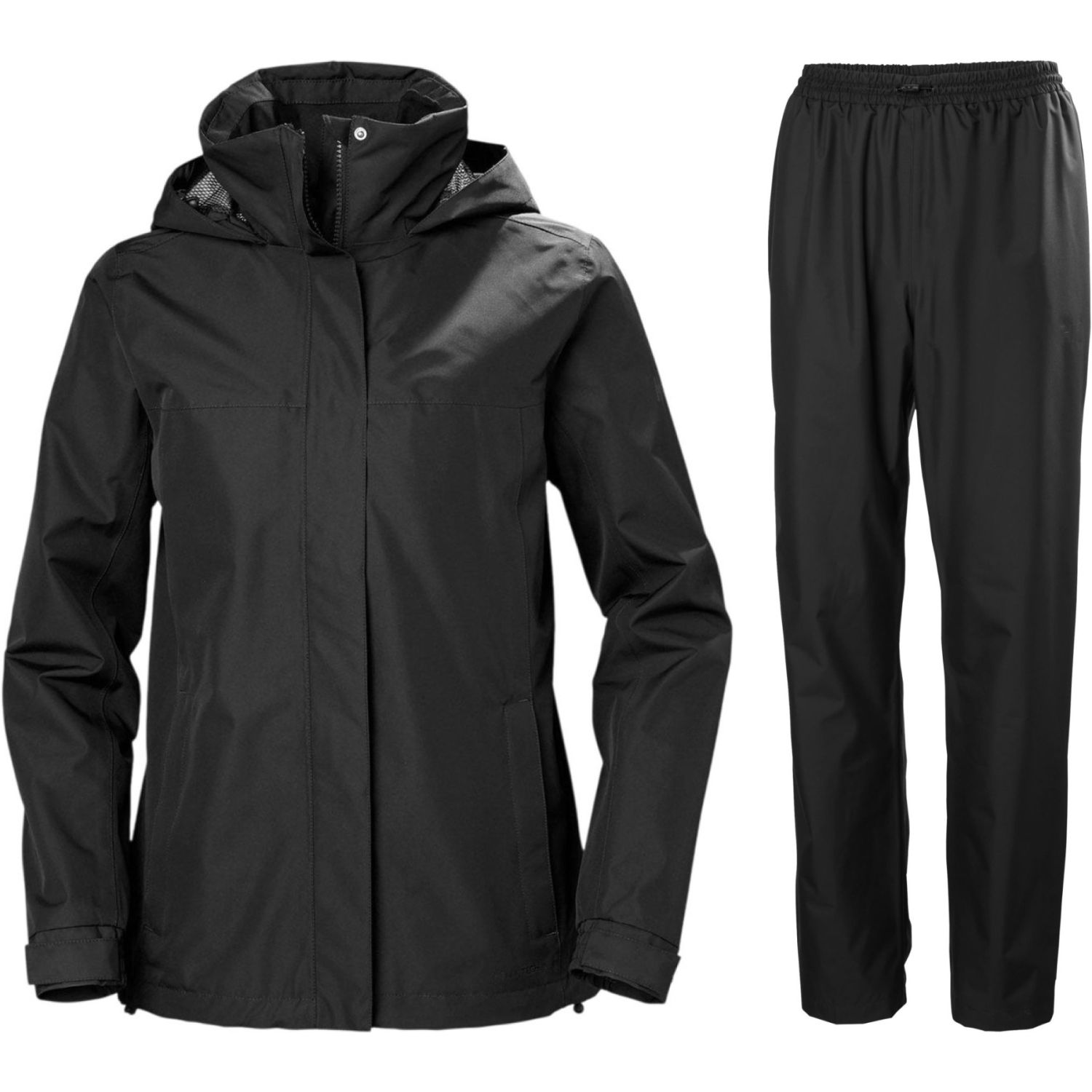 Helly Hansen Aden/HH Rain, regnsett, dame, svart