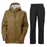Helly Hansen Moss, regnsæt, dame, brun/sort