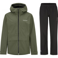 Combinaison de pluie Didriksons Nordic, homme, vert foncé/noir