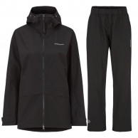 Didriksons Nordic regnställ, dam, svart