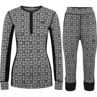 Kari Traa Rose Capri/Rose skiundertøysett, dame, svart