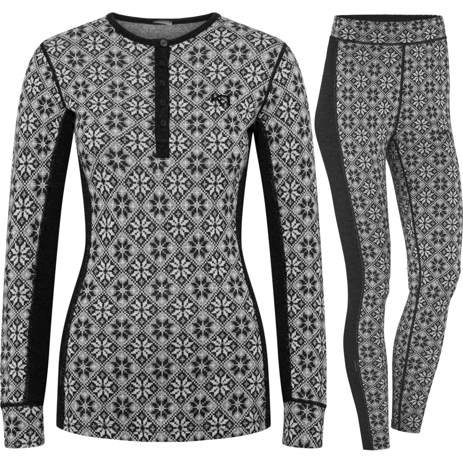 Kari Traa Rose ski-ondergoedset, dames, zwart