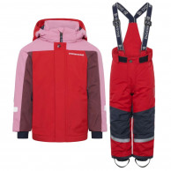 Didriksons Neptun/Idre skisett, junior, rød