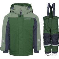 Ensemble de ski Didriksons Idre/Neptun, junior, vert foncé