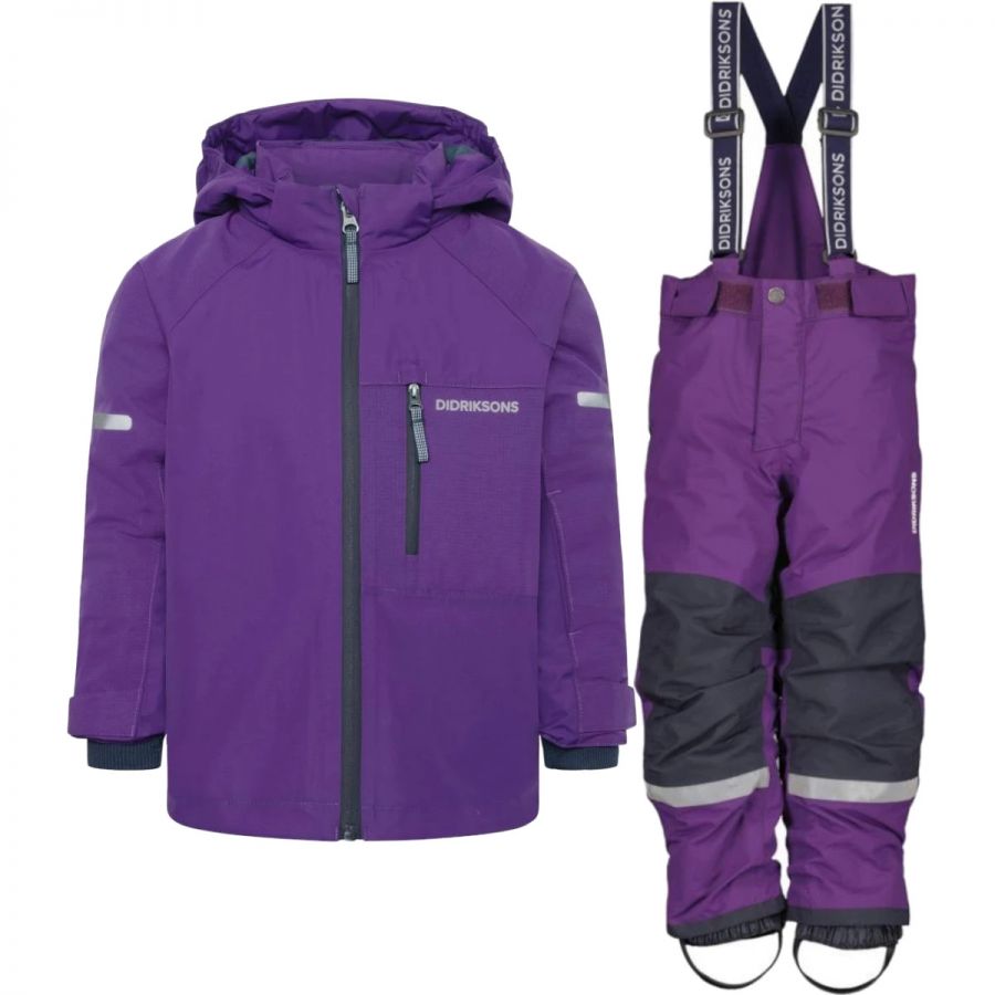 Didriksons Falke/Idre skisett, junior, lilla