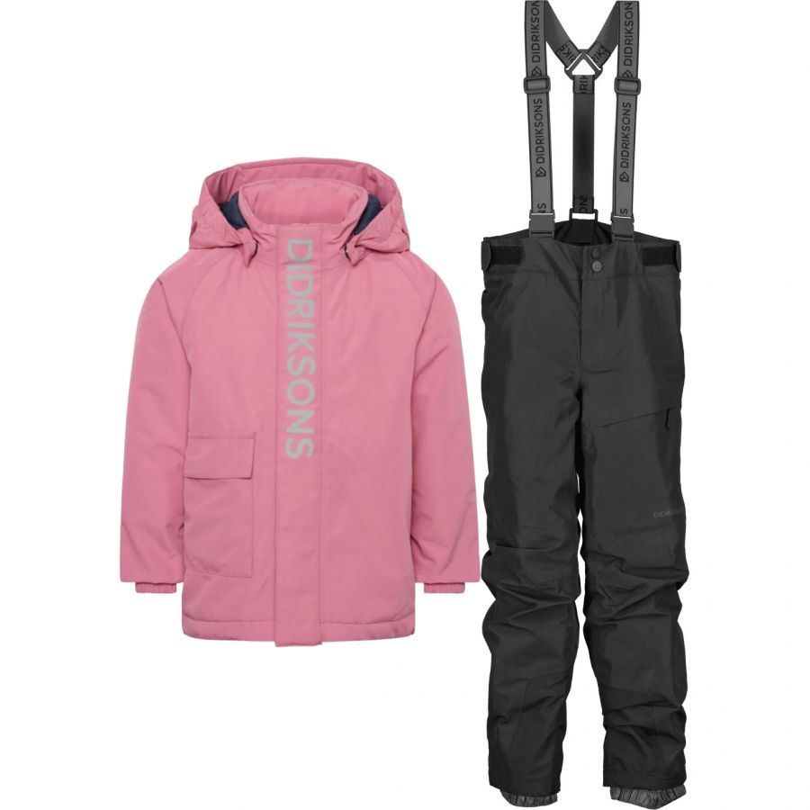 Didriksons Dacit/Talvi set, junior, black/pink