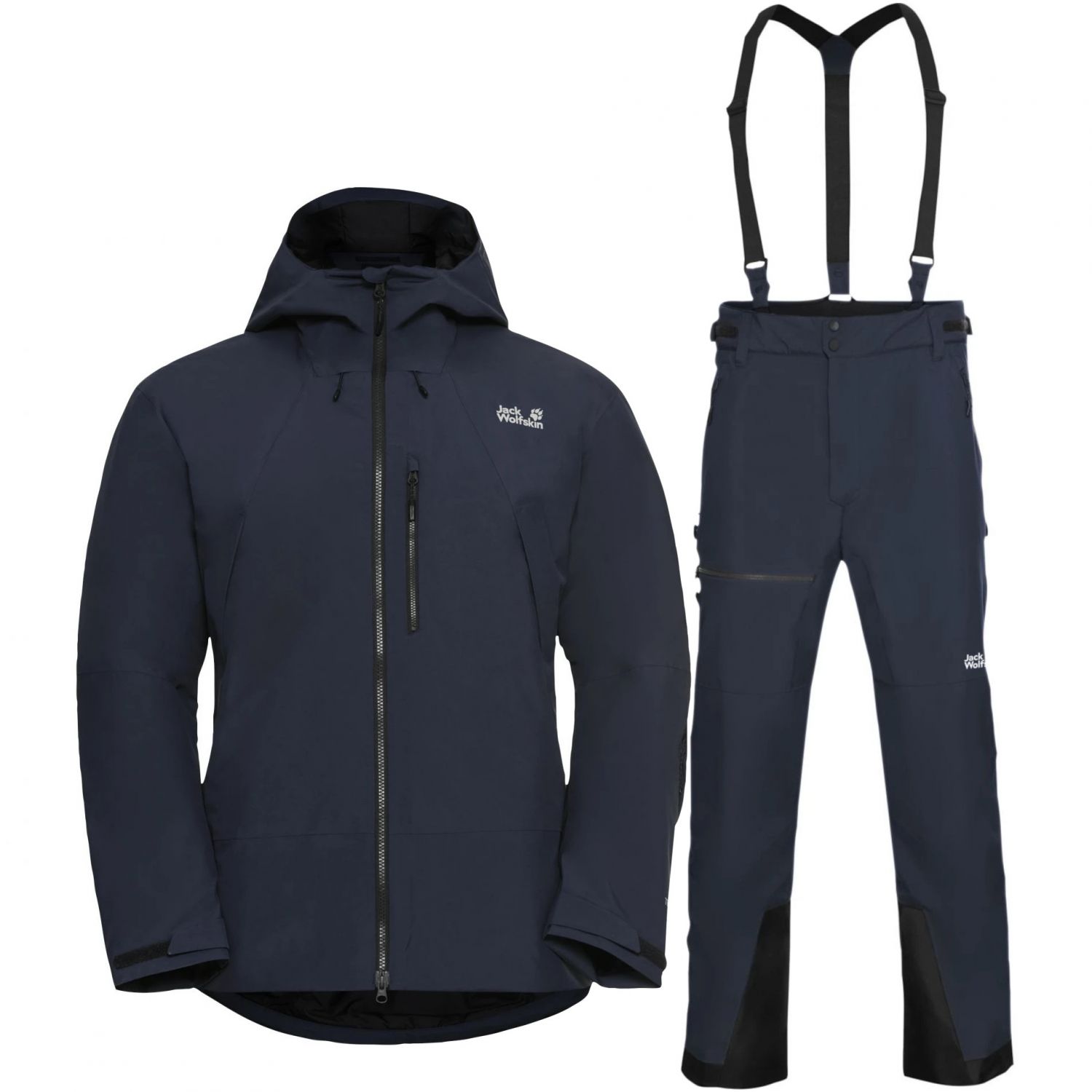 Jack Wolfskin Flowline Pro 2L Ins skiset, heren, donkerblauw