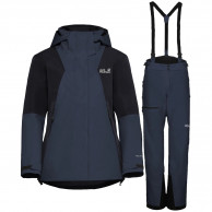 Jack Wolfskin Flowline Pro 2L Ins-sett, dame, mørkeblå