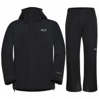 Jack Wolfskin Flowline 2L Ins skijakke/skibukse, herre, svart