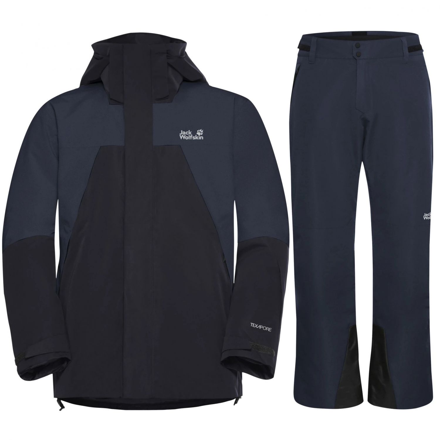 Jack Wolfskin Flowline 2L Ins skisett, herre, mørkeblå