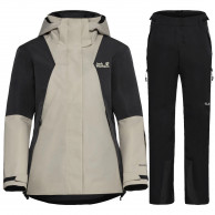 Jack Wolfskin Flowline 2L Ins Set, Damen, beige/schwarz