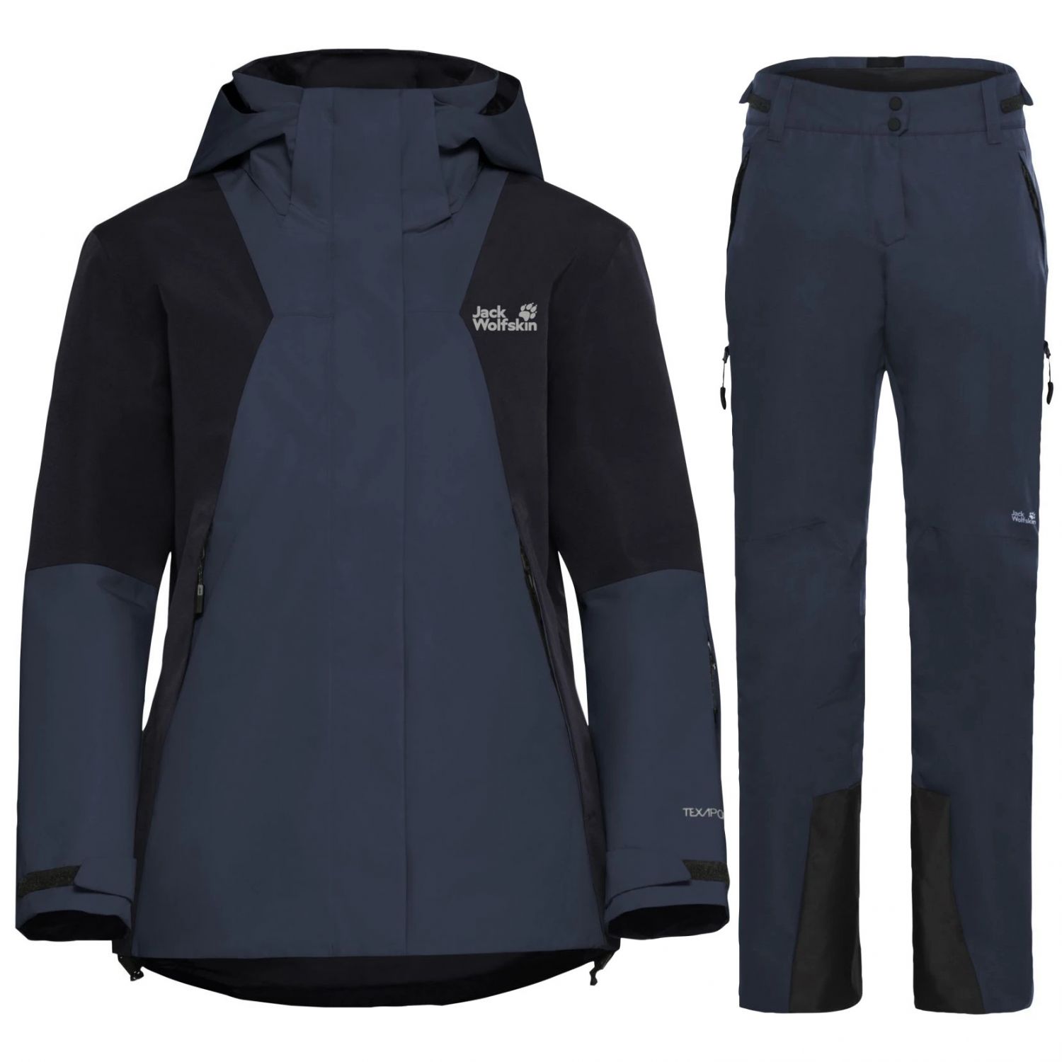 Jack Wolfskin Flowline 2L Ins Set, Damen, dunkelblau
