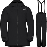 Jack Wolfskin Flowline Pro 2L Ins sæt, dame, sort