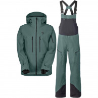 Scott Vertic Ripstop 3L shell jas/broek, heren, lichtblauw