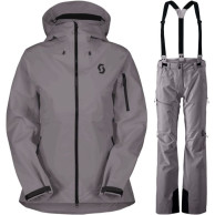 Scott Explorair 3L Shell Jacke + Shell Hose Set, Damen, grau