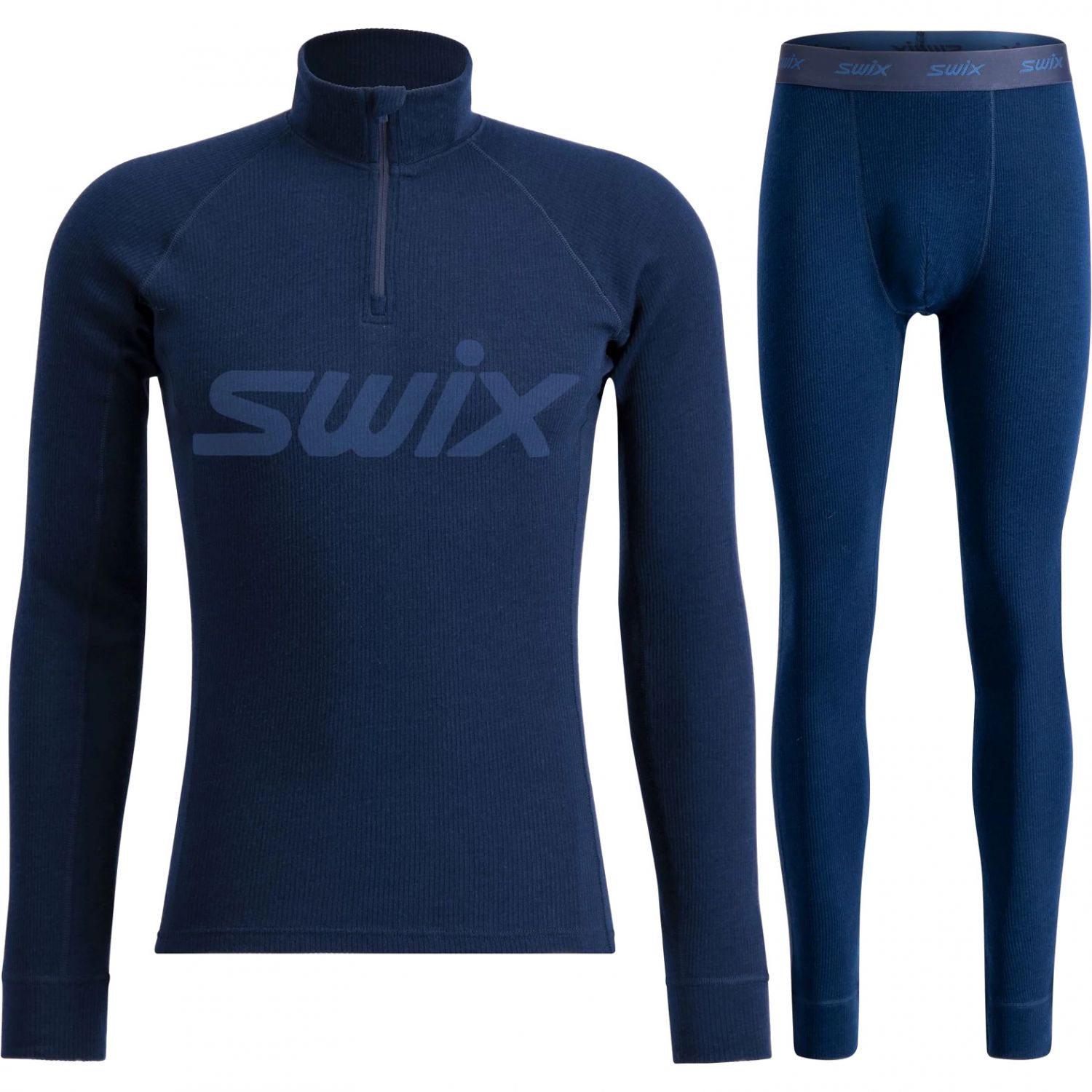 Swix RaceX Merino Half Zip/Pants Set, herre, marineblå