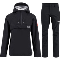 Swix Fjell skalbyxor/anorak set, herr, svart