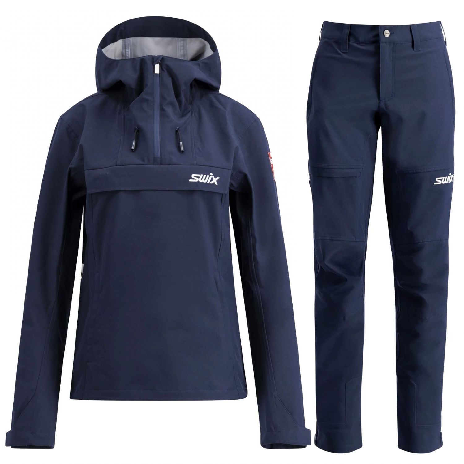 Swix Fjell skalbukser/anorak sæt, dame, navy