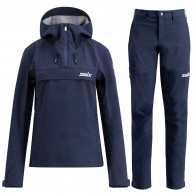 Swix Fjell skalbukser/anorak sæt, dame, navy
