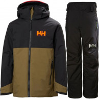 Helly Hansen Legendary/Traverse skisæt, junior, sort/brun