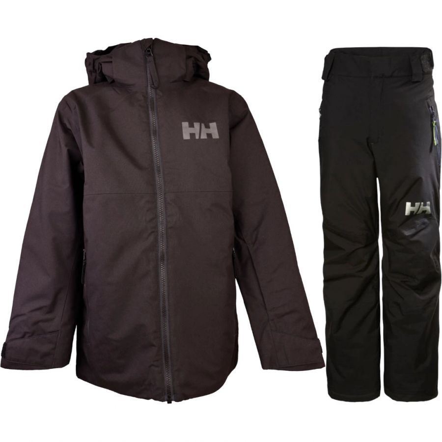Helly Hansen Legendary/Traverse skisæt, junior, sort