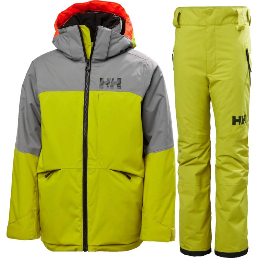 Helly Hansen Summit/Legendary skidset, junior, gulgrön