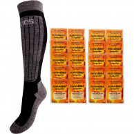 Accezzi Fodvarmer/Helios Merino One 60 sæt, unisex, sort